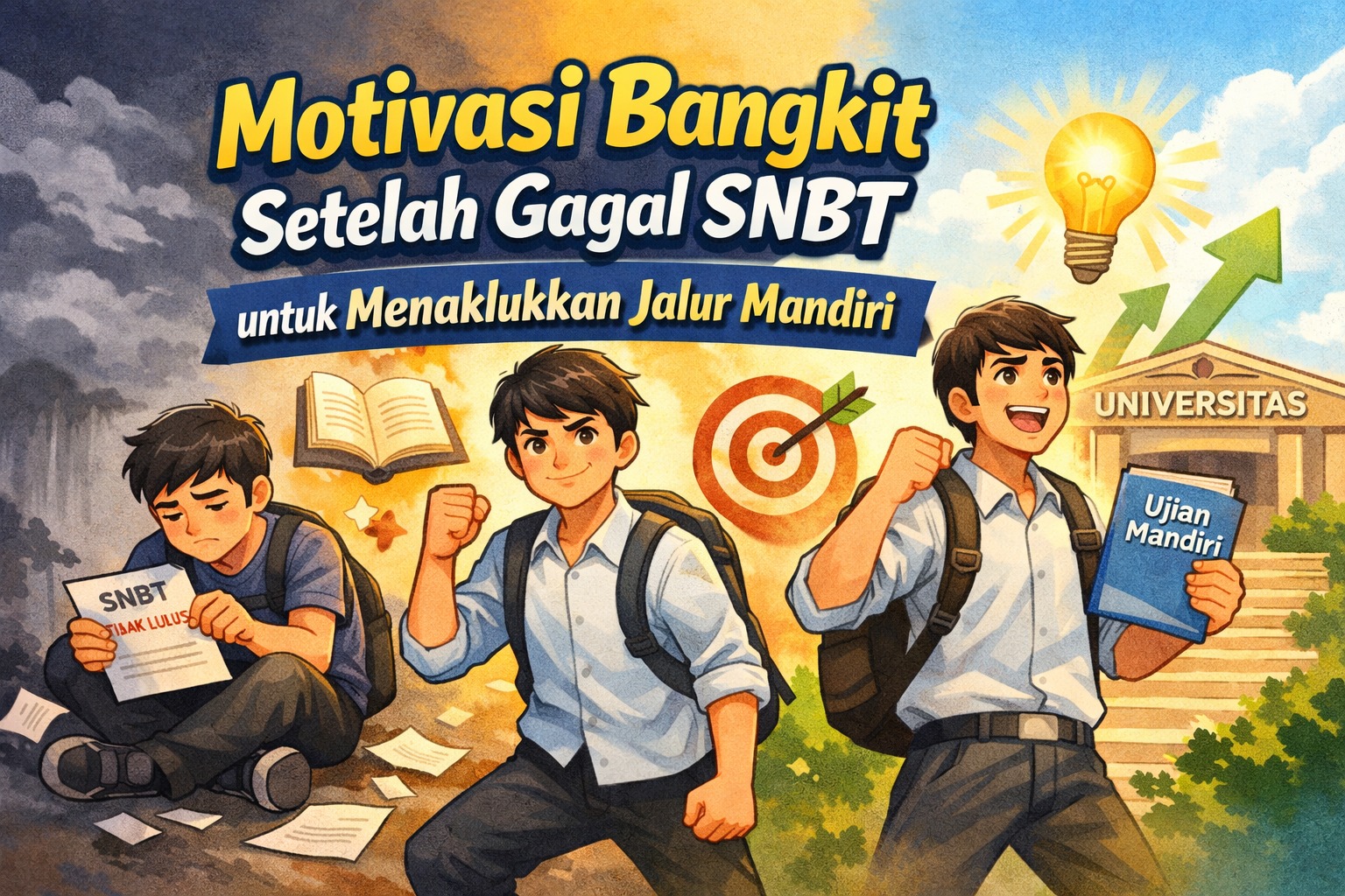 Motivasi Bangkit Setelah Gagal SNBT untuk Menaklukkan Jalur Mandiri