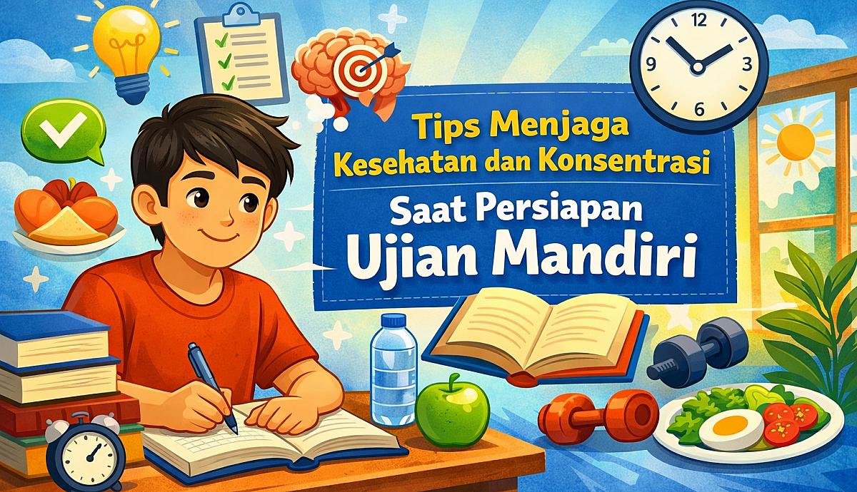 Tips Menjaga Kesehatan dan Konsentrasi Saat Persiapan Ujian Mandiri