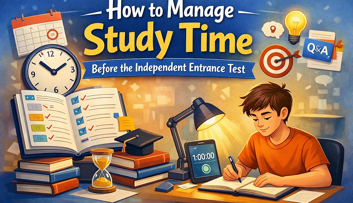 How to Manage Study Time Before the Independent Entrance Test