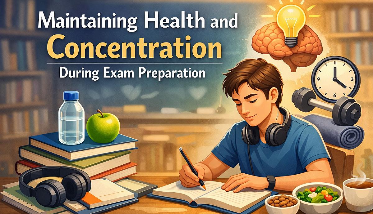 Maintaining Health and Concentration During Exam Preparation