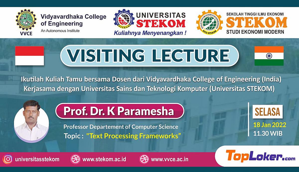 VISITING LECTURE ''Text Processing Frameworks''