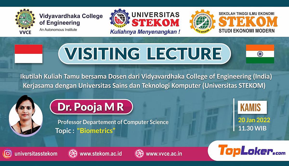 VISITING LECTURE ''Biometrics''