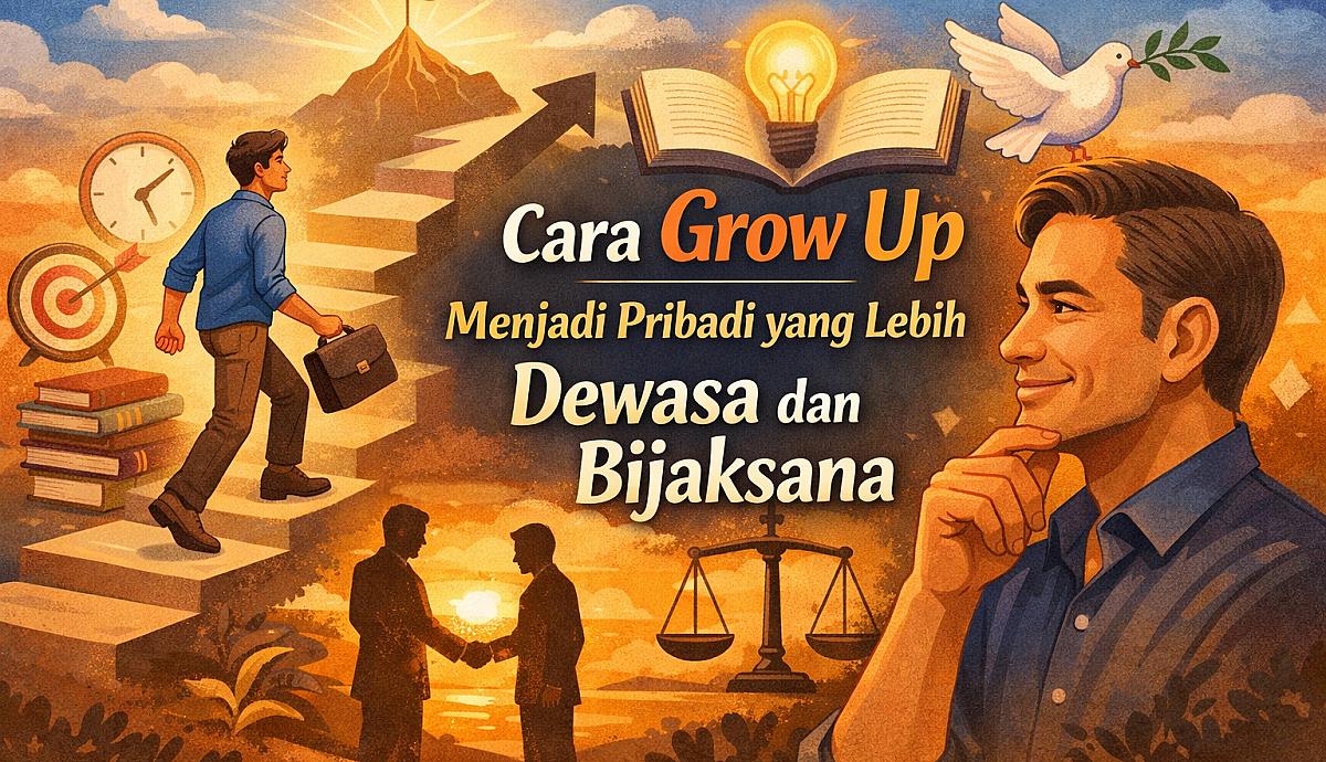 Cara Grow Up Menjadi Pribadi yang Lebih Dewasa dan Bijaksana