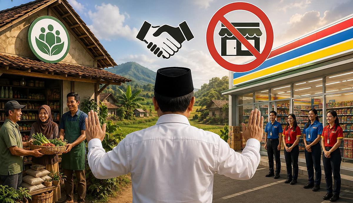 Mendes Usul Stop Ekspansi Alfamart dan Indomart Demi Kopdes, Publik Soroti Dampak Lapangan Kerja