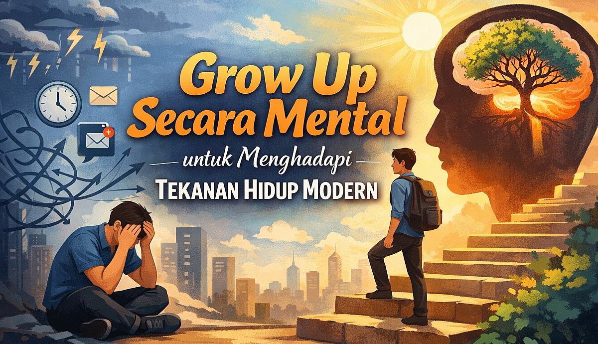 Grow Up Secara Mental untuk Menghadapi Tekanan Hidup Modern