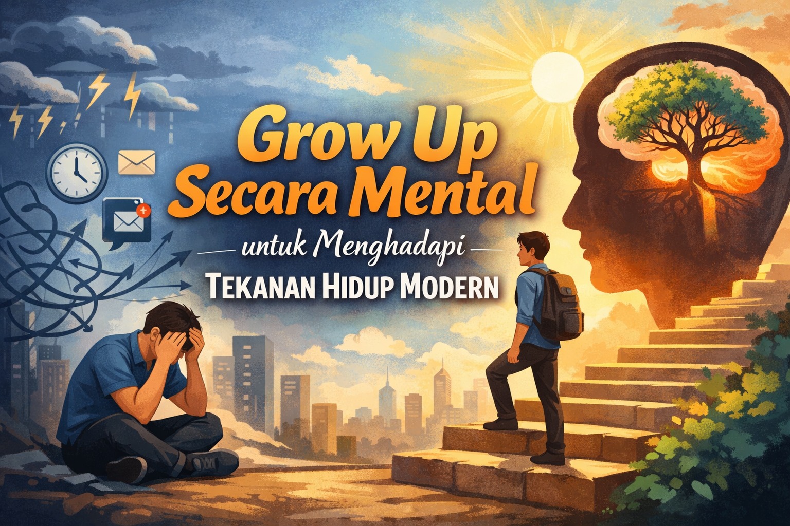 Grow Up Secara Mental untuk Menghadapi Tekanan Hidup Modern