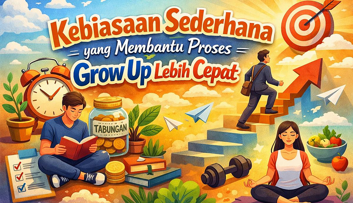 Kebiasaan Sederhana yang Membantu Proses Grow Up Lebih Cepat