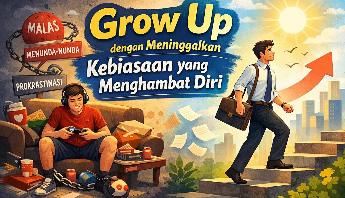 Grow Up dengan Meninggalkan Kebiasaan yang Menghambat Diri