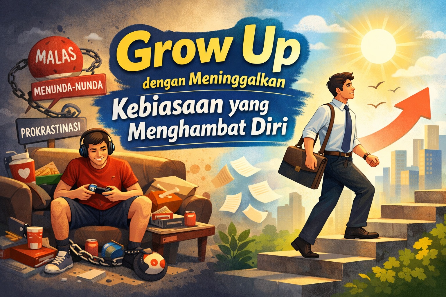 Grow Up dengan Meninggalkan Kebiasaan yang Menghambat Diri