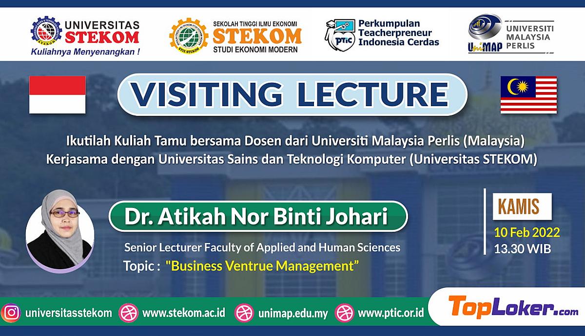 VISITING LECTURE ''Business Ventrue Management''