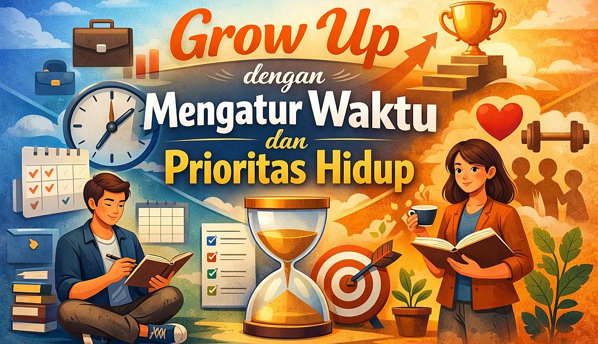 Grow Up dengan Mengatur Waktu dan Prioritas Hidup