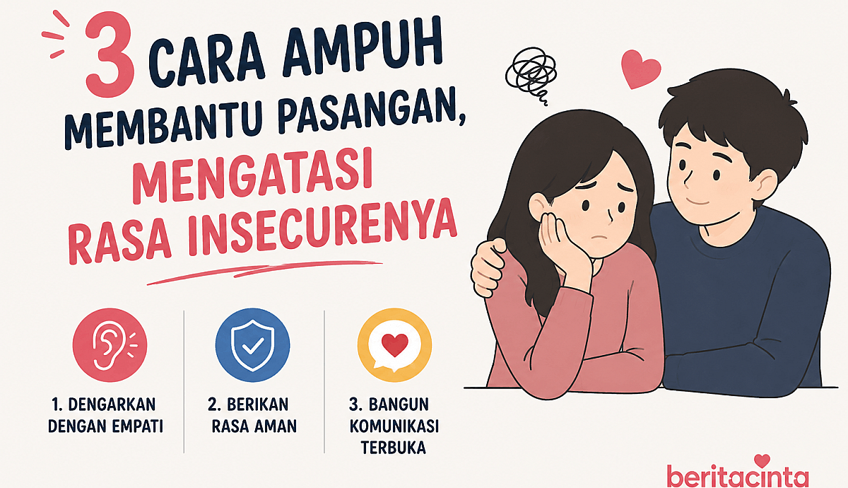 3 Cara Ampuh Membantu Pasangan Mengatasi Rasa Insecurenya