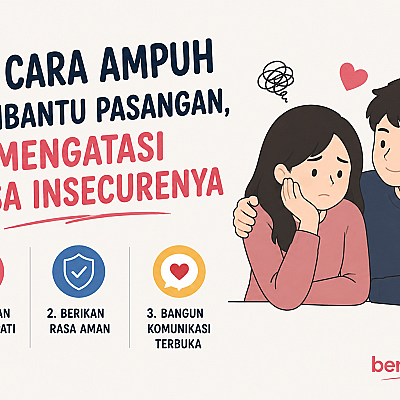 3 Cara Ampuh Membantu Pasangan Mengatasi Rasa Insecurenya