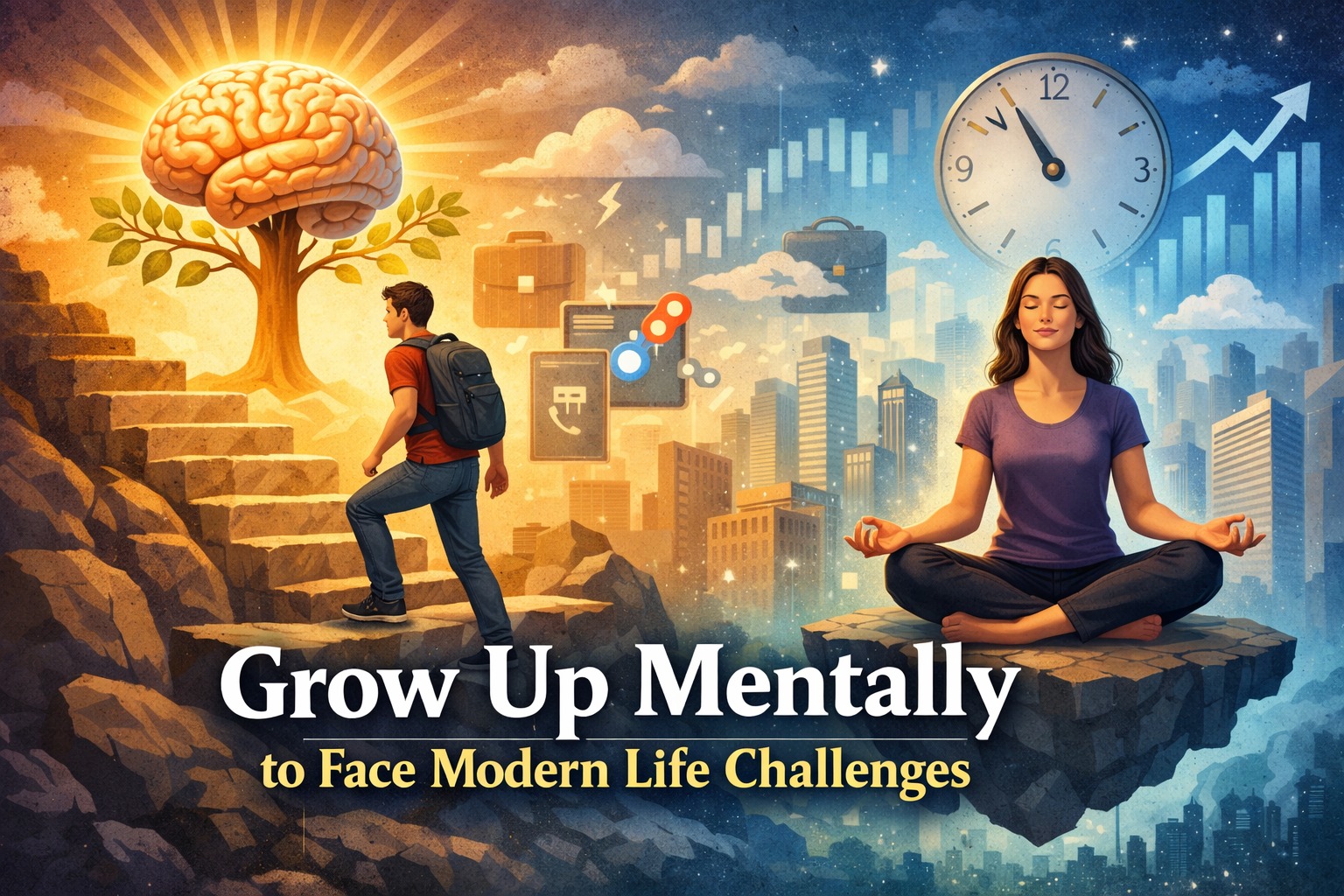 Grow Up Mentally to Face Modern Life Challenges