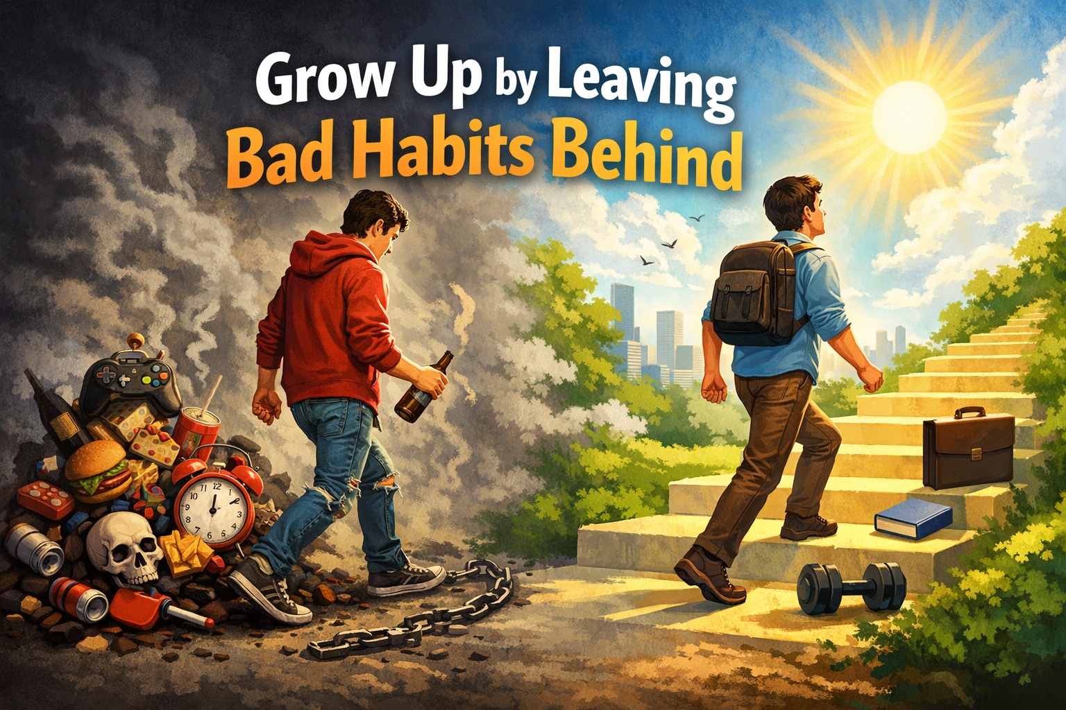 Grow Up by Leaving Bad Habits Behind