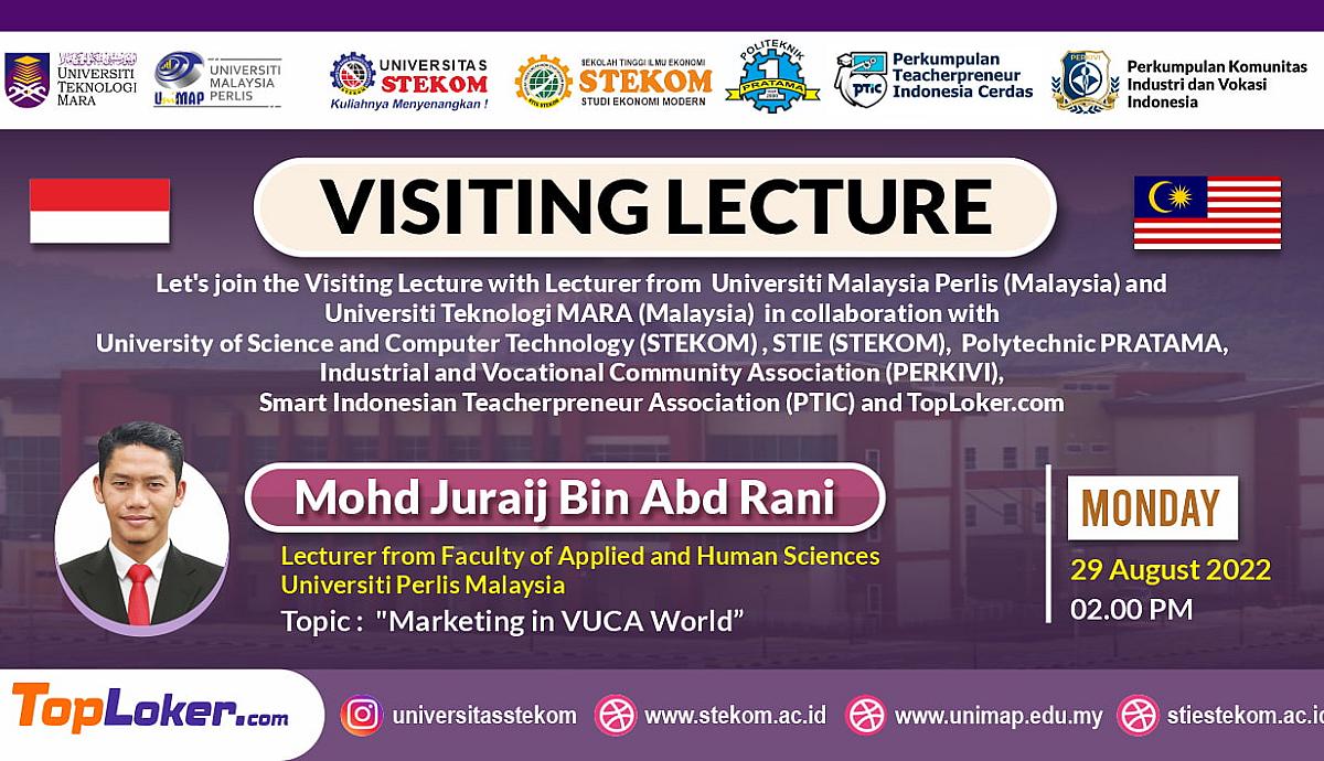 VISITING LECTURE  Marketing in VUCA World