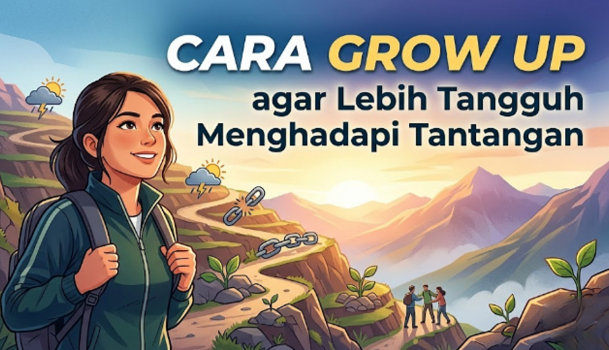 Cara Grow Up agar Lebih Tangguh Menghadapi Tantangan