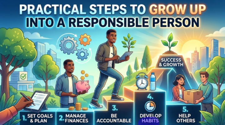 Practical Steps to Grow Up into a Responsible Person