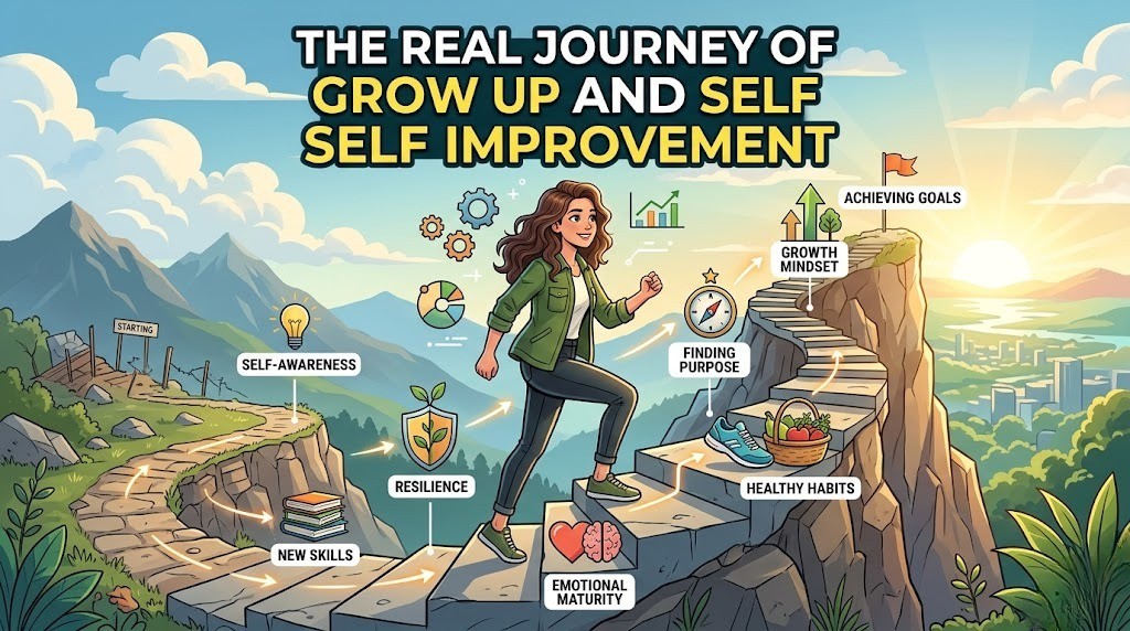 The Real Journey of Grow Up and Self Improvement