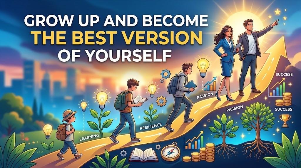 Grow Up and Become the Best Version of Yourself