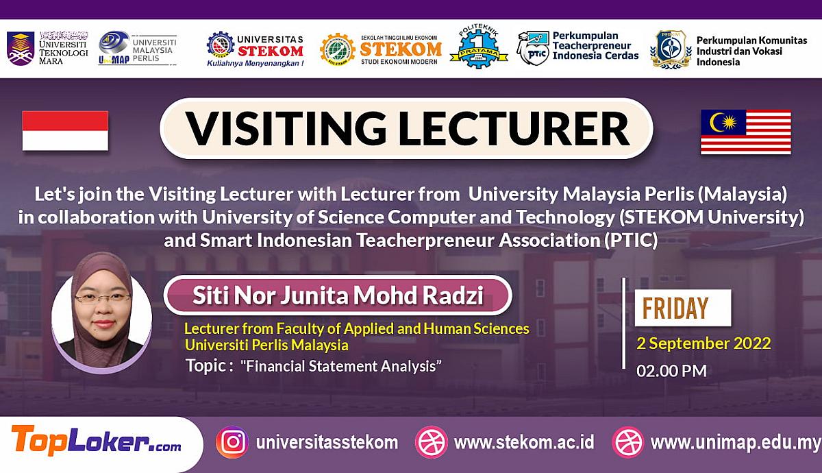 VISITING LECTURE  Financial Statement Analysis