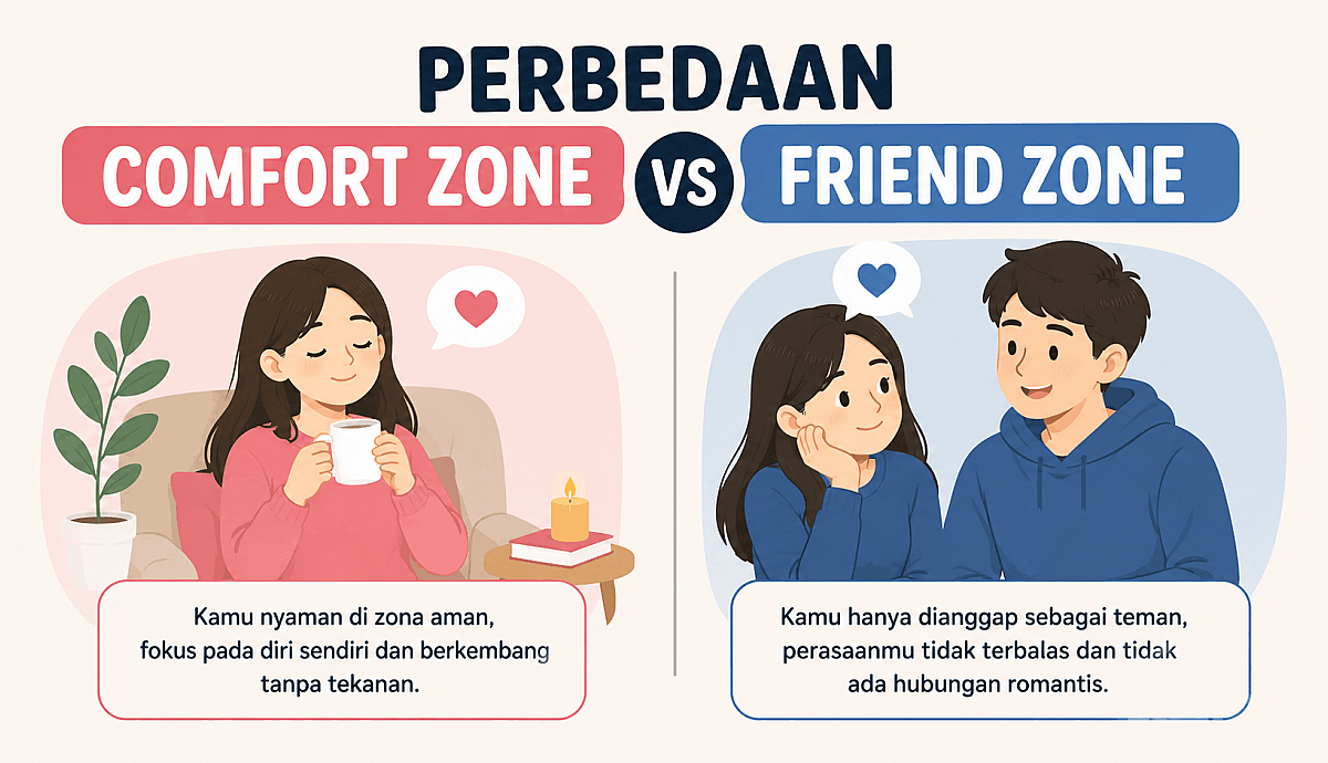 Perbedaan Comfort Zone dengan Friend Zone