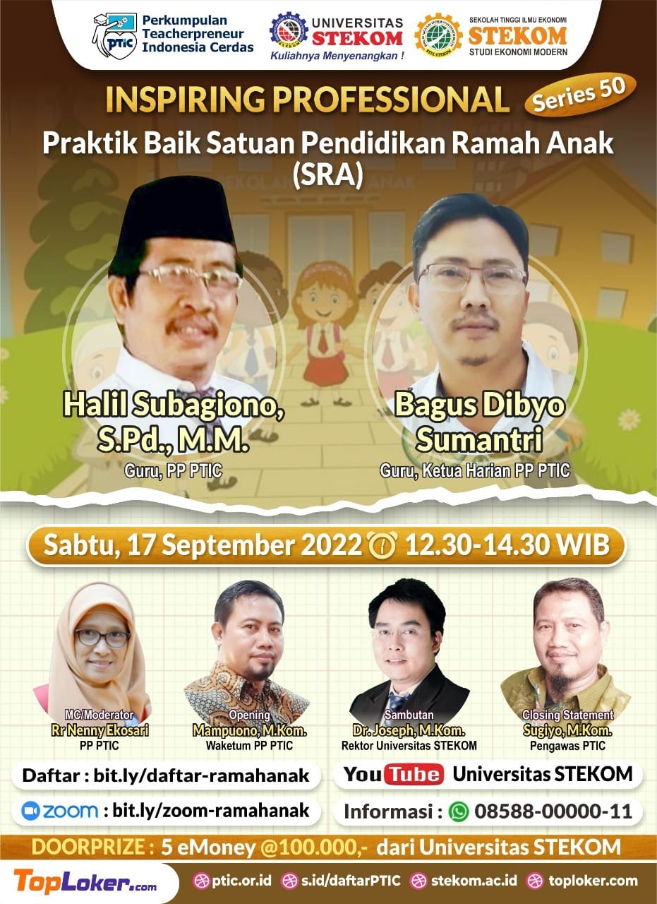INSPIRING PROFESSIONAL Praktik Baik Satuan Pendidikan Rumah Anak (SRA)
