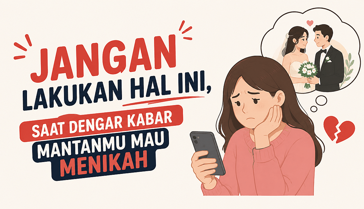 Jangan Lakukan Hal Ini, Saat Dengar Kabar Mantanmu Mau Menikah