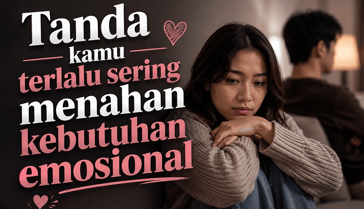 Tanda Kamu Terlalu Sering Menahan Kebutuhan Emosional