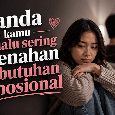 Tanda Kamu Terlalu Sering Menahan Kebutuhan Emosional