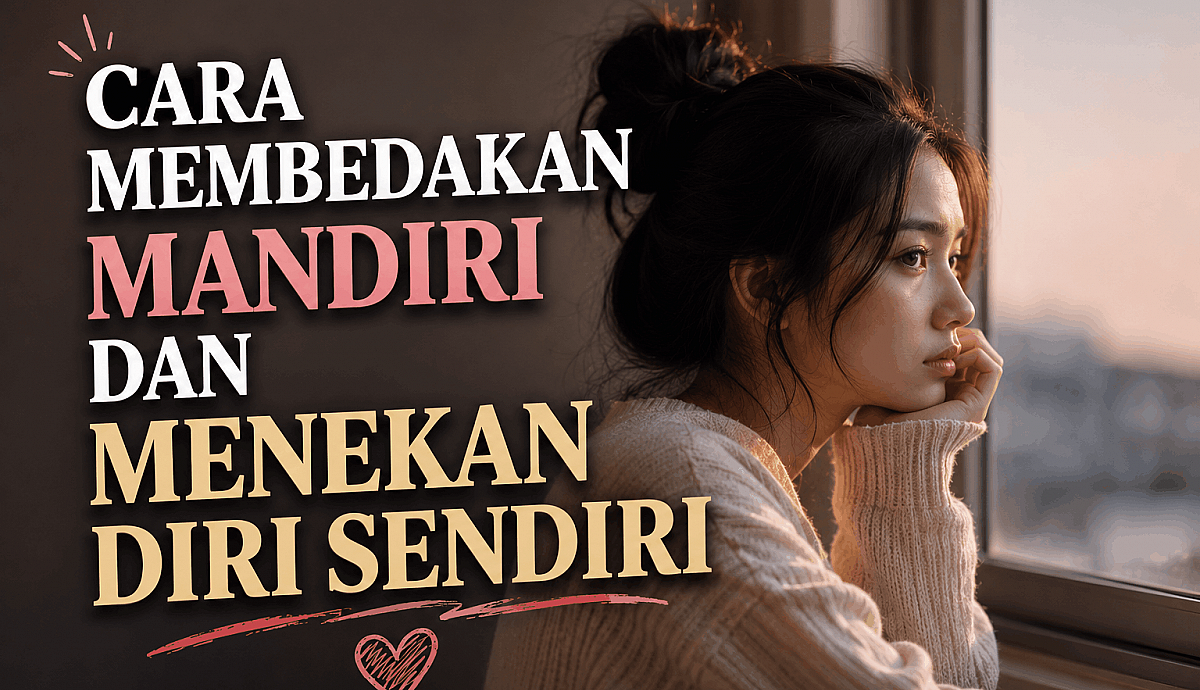 Cara Membedakan Mandiri dan Menekan Diri Sendiri