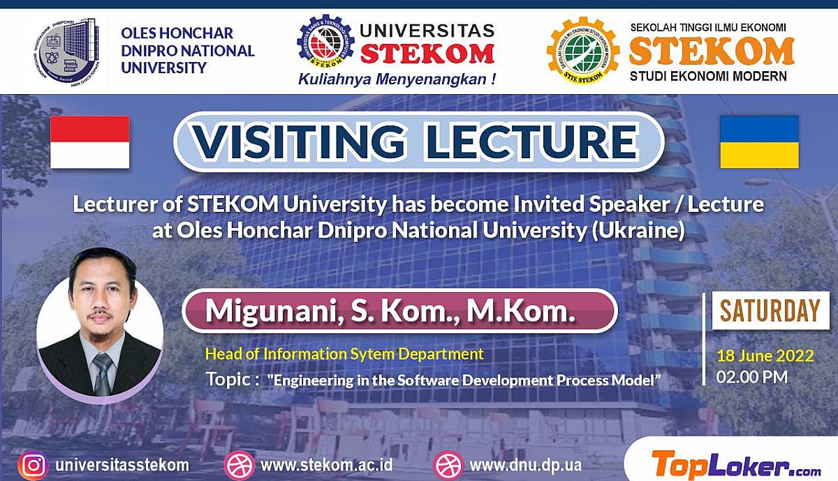Visiting Lecture Engineering in the Software Development Process Model