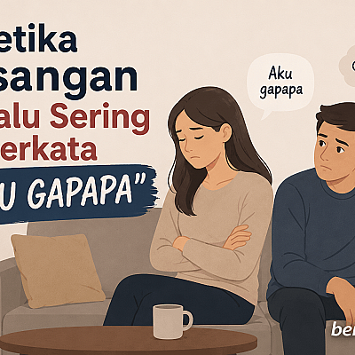 Ketika Pasangan Terlalu Sering Berkata "Aku Gak Apa-Apa"