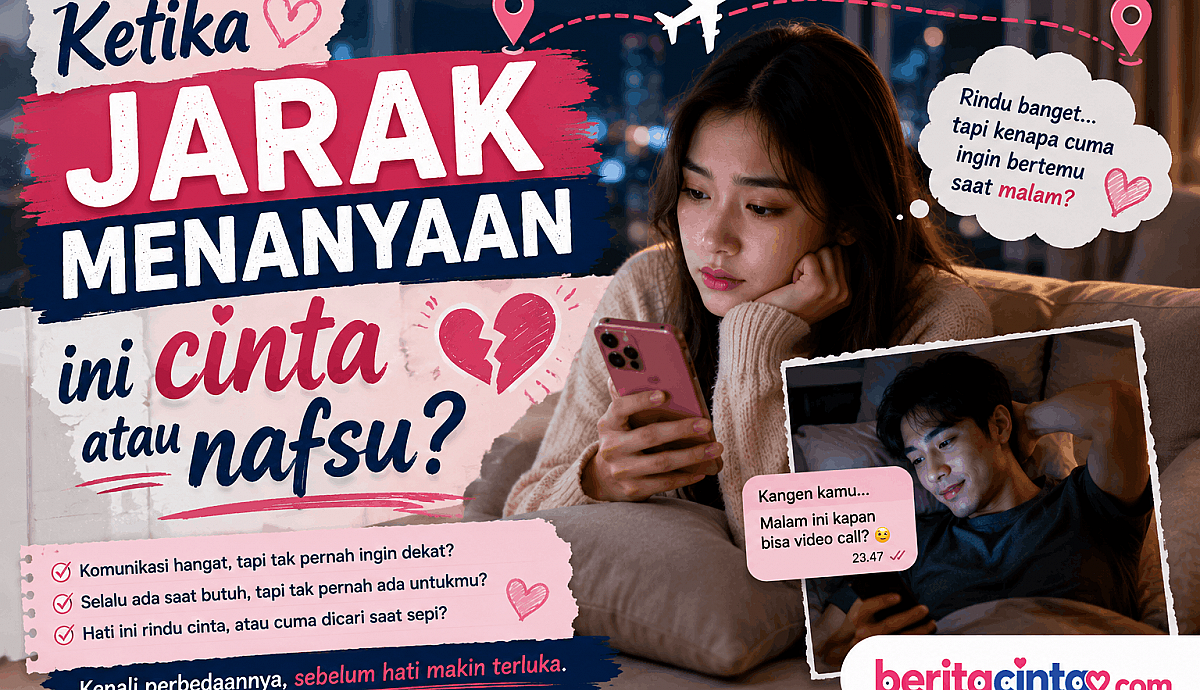 Ketika Jarak Menanyakan ini Cinta atau Nafsu