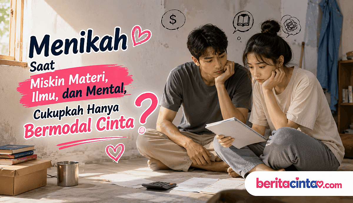 Menikah Saat Miskin Materi, Ilmu, dan Mental, Cukupkah Hanya Bermodal Cinta?