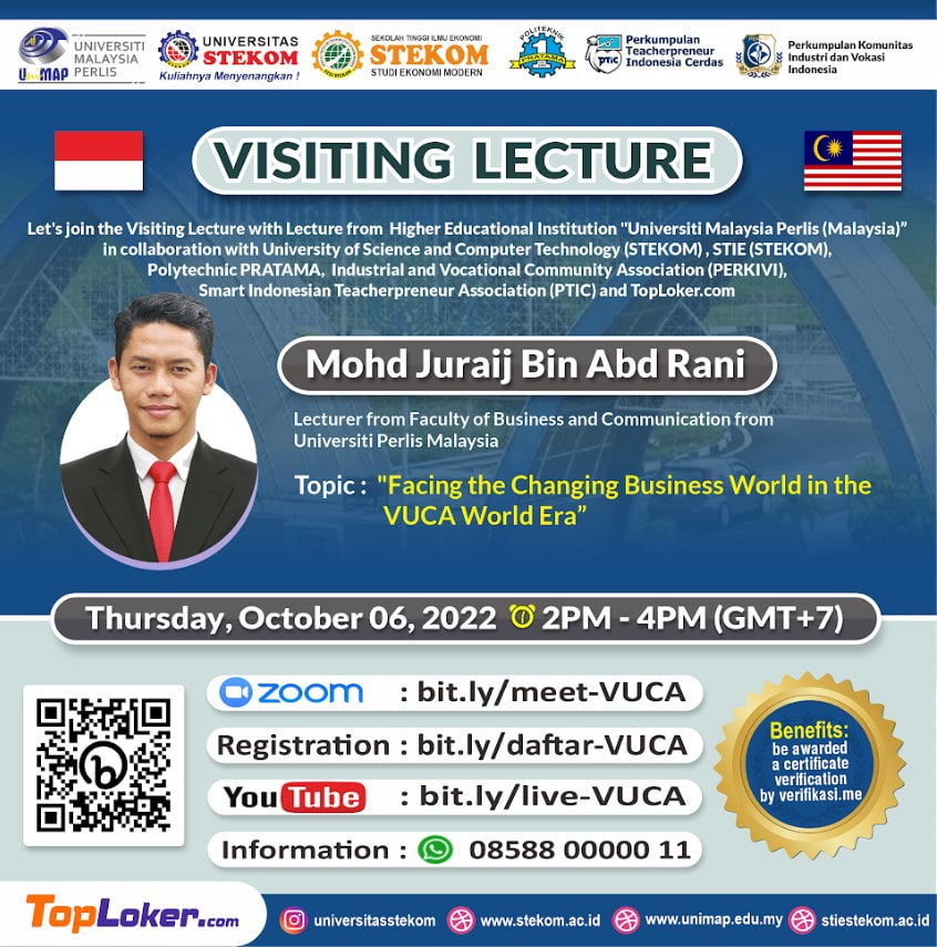 VISITING LECTURE Facing the Changing Business World in the VUCA World Era