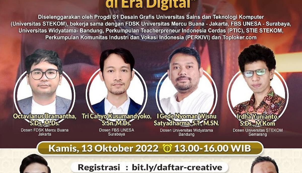 WEBINAR NASIONAL Photography &amp; Creative Advertising di Era Digital