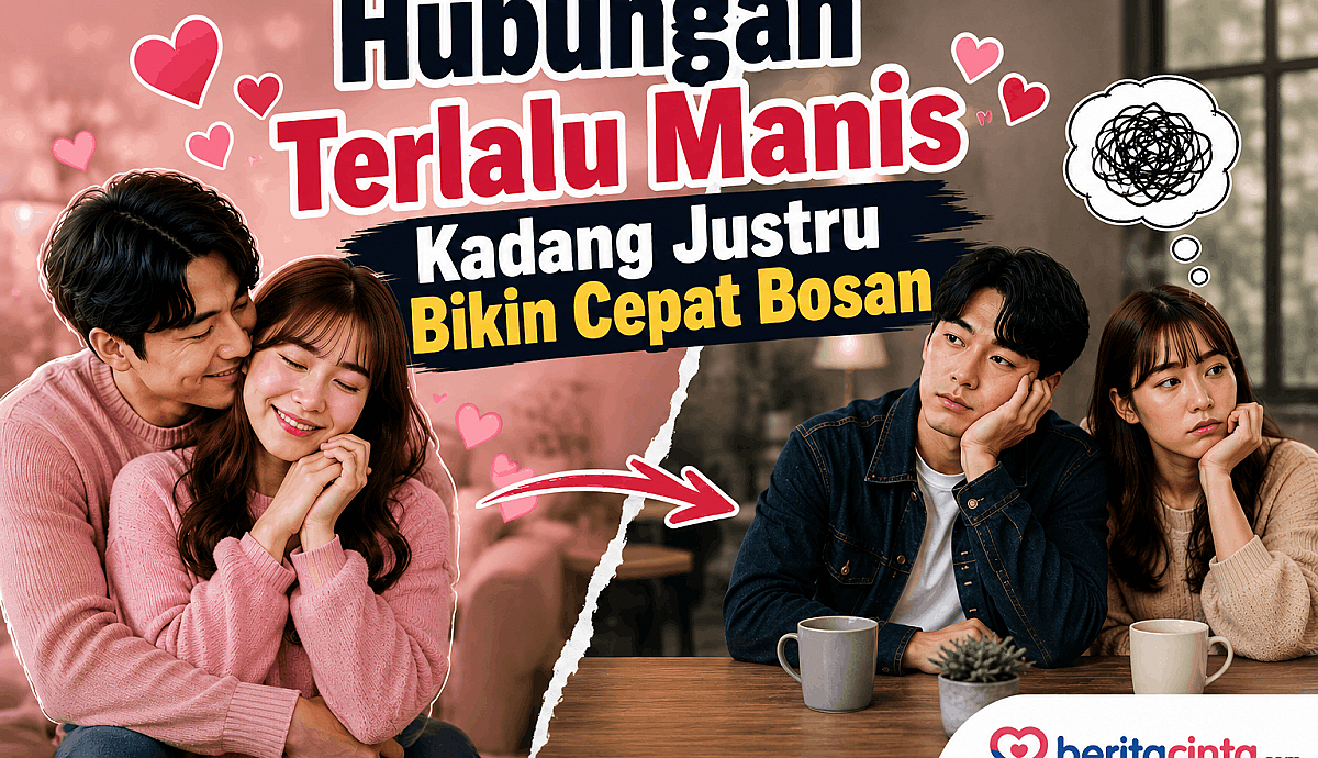Hubungan Terlalu Manis Kadang Justru Bikin Cepat Bosan