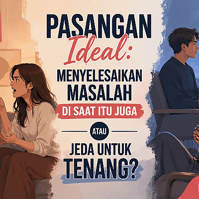 Pasangan Ideal: Menyelesaikan Masalah di Saat Itu Juga atau Jeda untuk Tenang?