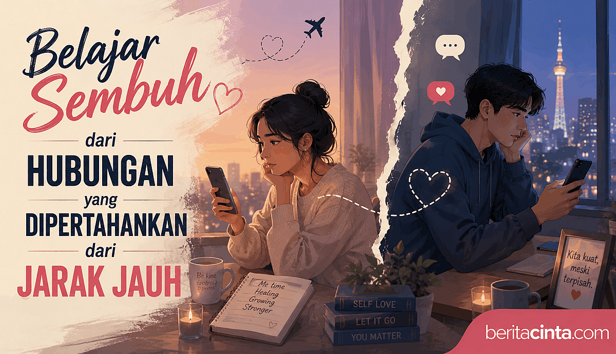 Belajar Sembuh dari Hubungan yang Dipertahankan dari Jarak Jauh