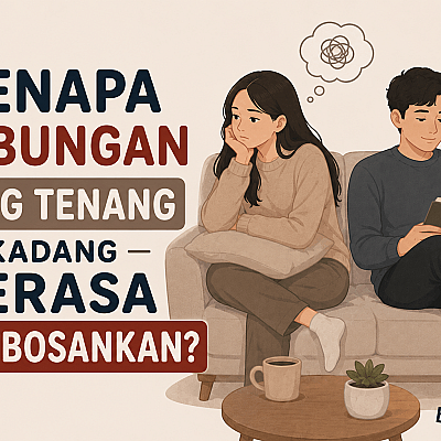 Kenapa Hubungan yang Tenang Kadang Terasa Membosankan?