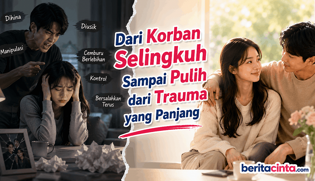 Dari Korban Selingkuh Sampai Pulih dari Trauma yang Panjang