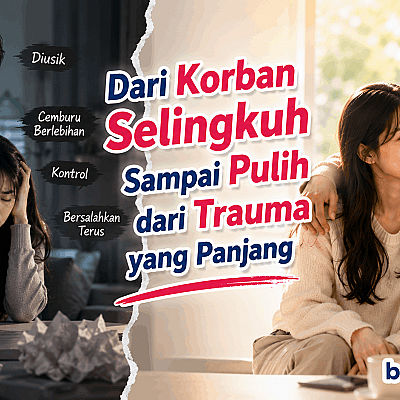 Dari Korban Selingkuh Sampai Pulih dari Trauma yang Panjang