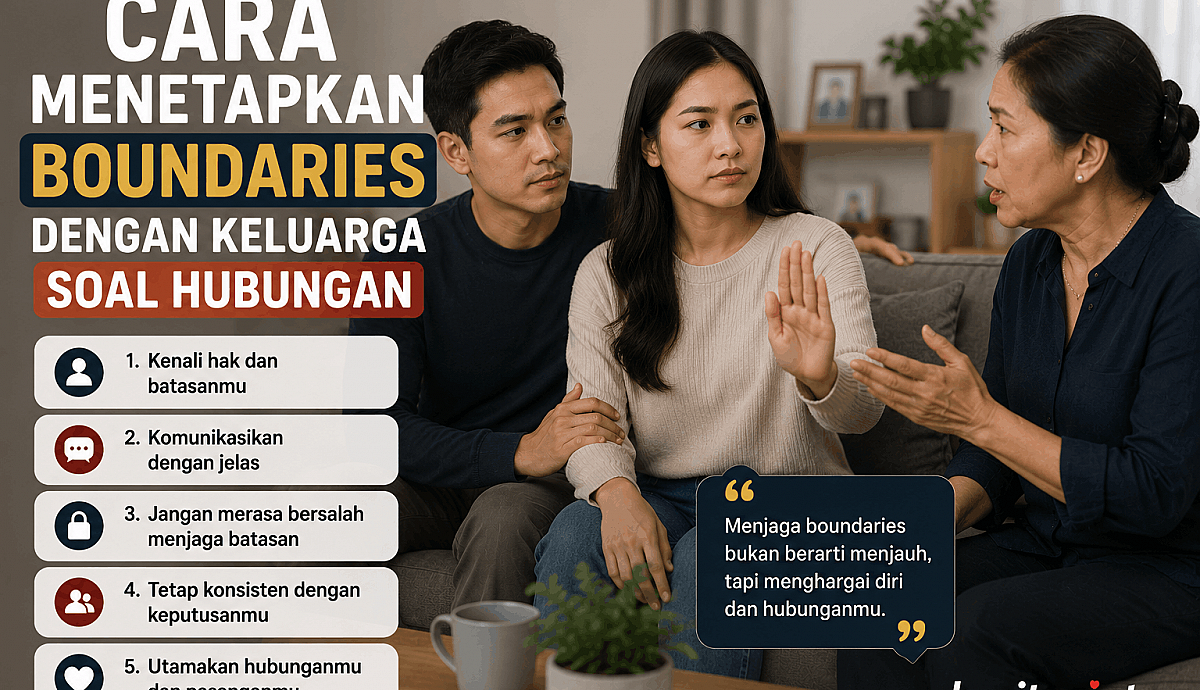 Cara Menetapkan Boundaries dengan Keluarga Soal Hubungan