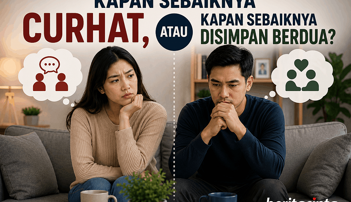 Kapan Sebaiknya Curhat, Kapan Sebaiknya Disimpan Berdua?