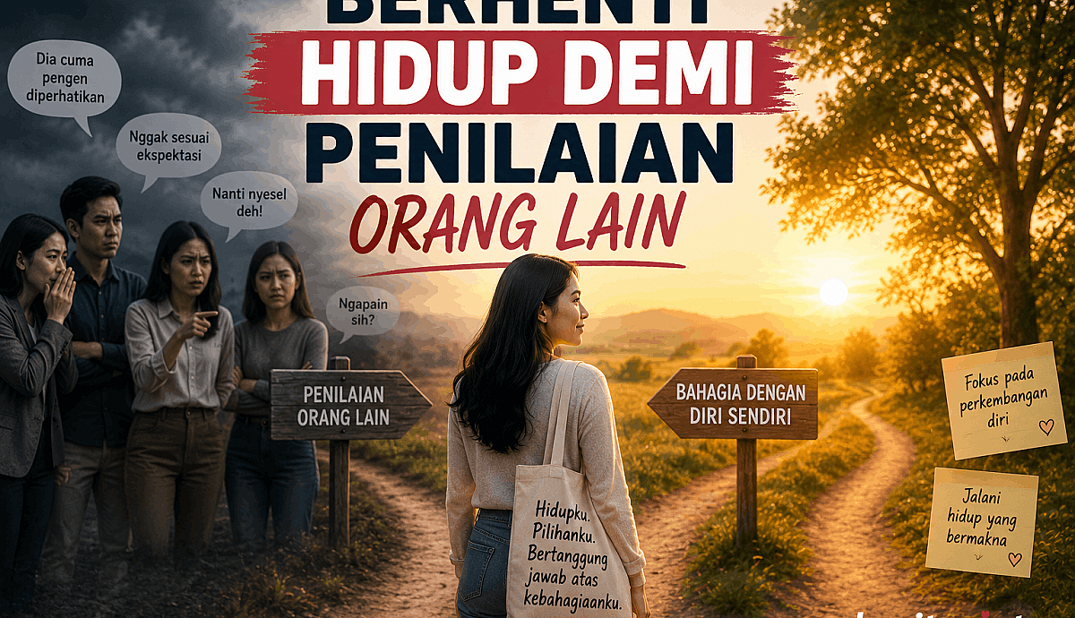Berhenti Hidup Demi Penilaian Orang Lain