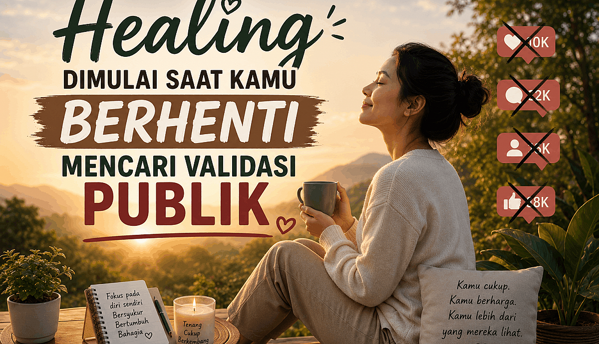 Healing Dimulai Saat Kamu Berhenti Mencari Validasi Publik