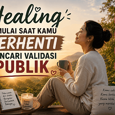 Healing Dimulai Saat Kamu Berhenti Mencari Validasi Publik