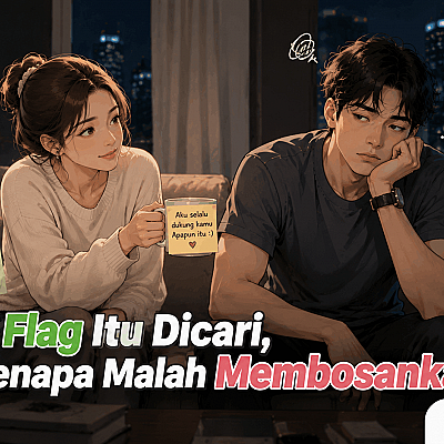 Green Flag Itu Dicari, Tapi Kenapa Malah Membosankan?