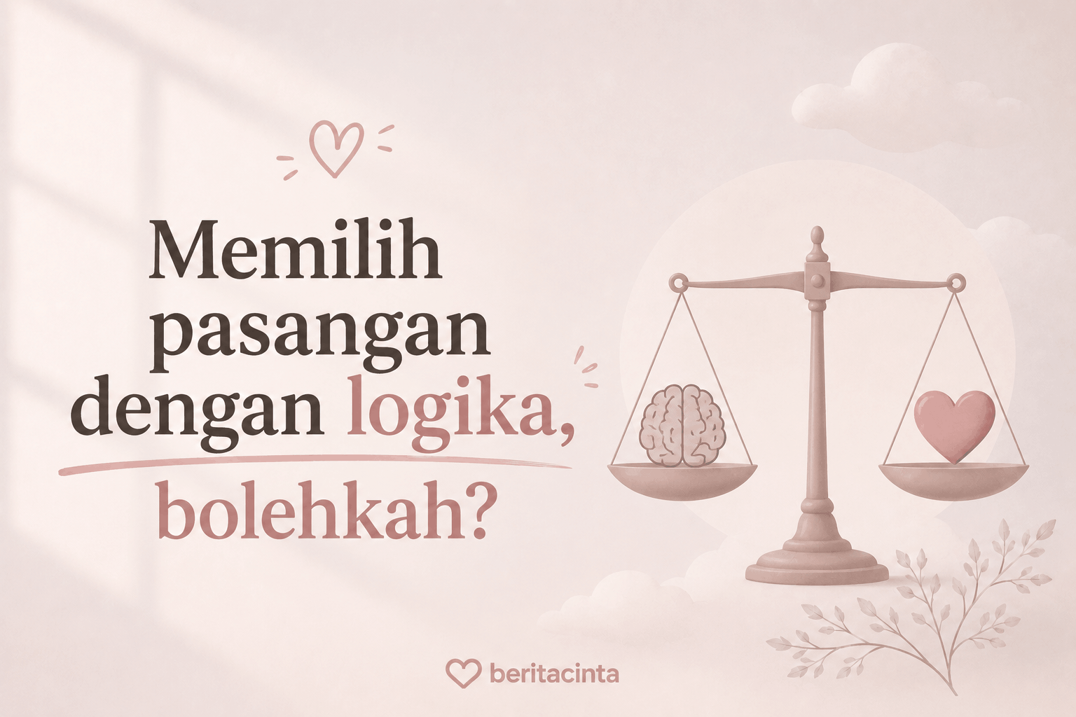 Memilih Pasangan dengan Logika, Bolehkah?